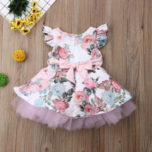 Load image into Gallery viewer, Princess Toddler Baby Girls Dress Flower Lace Tutu Party Wedding Birthday Dress For Girls