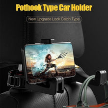 Load image into Gallery viewer, NEW Adjustable Car Headrest Hooks Mobile Stand Car Phone Holder Fastener Seat Back Hanger Clips For Bag Handbag Houseware For Phones