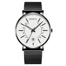 Load image into Gallery viewer, Men Watches Luxury Fashion Mens Business Watch Ultra Thin Stainless Steel Mesh Belt Quartz Wrist Watch For Men's and Boys
