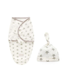 Load image into Gallery viewer, Newborn Wrapping Swaddle Baby Envelop Wrap Blanket Baby Hat Sleeping Bag Set Sleep Bag