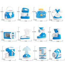 将图片加载到图库查看器,Household Appliances Pretend Play Kitchen Toys Coffee Machine Toaster Blender Vacuum Cleaner CookingToys For Children