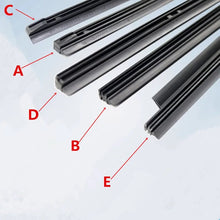 Load image into Gallery viewer, For Infiniti Q50 Q50L Car Windshield Wiper Blade Insert Rubber strip (refill) 2Pcs 10mm 26/17inch Natural rubber Car Accessories