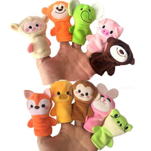 Load image into Gallery viewer, Hand Finger Puppets Plush Set β Animal Cartoon Toys for Kids