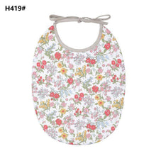 Load image into Gallery viewer, Floral Vintage Newborn Double Side Bibs Boys Girls Waterproof Linen Cotton Saliva Towel