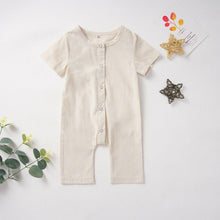 将图片加载到图库查看器,Newborn Infant Baby Boy Girls Unisex Button Romper Jumpsuit Playsuit Sunsuit Clothes For Girls And Boys