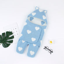 将图片加载到图库查看器,Baby Sleeping Bags Envelope Winter Warm Knitted Sleep sacks for Newborn Infant Stroller Bed Swaddle.