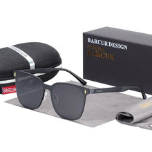 Load image into Gallery viewer, New Luxury Elegent Polarized Square Sunglasses Temples Sun Glasses for Men and Women With UV400 Protection