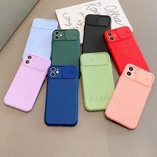 Load image into Gallery viewer, Modern Slide Camera Protector Phone Case On For Iphone 13 Pro 11 12 13pro Max Mini Iphone13 12pro Silicone Silicone Shockproof Phone Case Drop Protection Back Cover For Smartphone