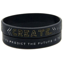 Load image into Gallery viewer, Silicone Wristband Rubber Motivation Bracelet Perfect Gift For Men Unique Jewelry Cool Style