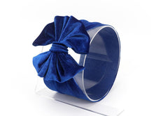 Load image into Gallery viewer, New Large Bow Baby Headband Velet Soft Bowknot Girl Accessories Hair Solid Messy Bows Toddler Headbands Baby Head Wraps Turban Big Bow for Girls