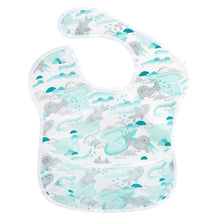 Load image into Gallery viewer, Waterproof Baby Bibs Polyester TPU Feeding Bibs Washable Baby Bibs with Food Catcher For Kids