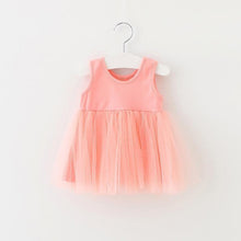 将图片加载到图库查看器,Baby Princess Summer Dress Birthday Party Dress For Girl and Babies Without Sleeveless For Kids and Baby Girl