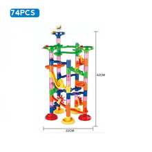 Load image into Gallery viewer, Marble Run Race Track Building Blocks 3D Maze Toy