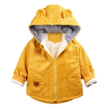 将图片加载到图库查看器,Winter Baby Warm Cotton Coat for Children Outerwear, Newborn Jacket For Infant Clothing For Boys and Girls In Bear Design For Autumn and Winter Season