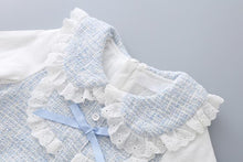 Load image into Gallery viewer, New Spring Baby Girls Sweet Bow Brim Princess Dress Kids Baby Girls Clothes For Kids Between 1-3Years