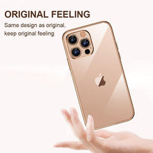 Load image into Gallery viewer, Elegant Unisex Clear Transparent Soft Case For iPhone 13 Pro Max 12 11 13Pro 14 Shockproof Ultra Thin Bumper Cover Luxury Cover Back Cover for iPhone