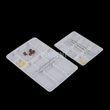 Load image into Gallery viewer, 5pcs Dental Disposable Oral Package Mouth Mirror Tweezer Probe Instrument Box Disposable Plastic Dentist Tray 2size for Choose