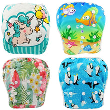 Load image into Gallery viewer, Baby Swimming Waterproof Adjustable Reusable Washable Cloth Pool Pant Diaper Cover