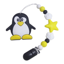 将图片加载到图库查看器,Baby Teething Lovely Koala Owl Horse Cookies Baby Teether Molar Toy Gift Raccoon Food Grade Silicone Beads For Kids and Baby