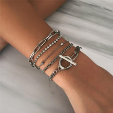 Load image into Gallery viewer, Bohemian Geometric Crystal Multi Layer Bracelets Bangles Charm Adjustable Lasso Bracelet Set For Women Luxury Jewelry Gifts
