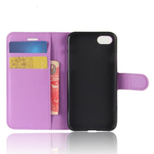 Load image into Gallery viewer, Phone Case For IPHONE 7 8 Plus Wallet Case Flip Leather Back Cover For IPHONE7 IPHONE8 IPHONE 7plus 8plus Simple Case Foldable Case Leather Case Flip Phone Cover Case