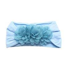 Load image into Gallery viewer, Baby Bows headbands Turban Kids Artificial Floral Elastic Toddler Solid Headband Hair Band Bow For Girls