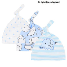 将图片加载到图库查看器,Printed Baby Hats & Caps For Newborn Baby Accessories In Elegant Modern Design Set Of 3PCS For Baby Kids