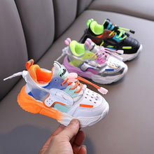 将图片加载到图库查看器,Baby Girls Boys Casual Shoes Soft Bottom Non-slip Breathable Outdoor Fashion Kids Sneakers Children Sports Shoes