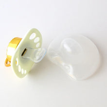 Load image into Gallery viewer, Luxury Glam Crystal White Bling Pacifier 26 Initial Letters Available Handmade Rhinestones Baby Pacifier For Baby