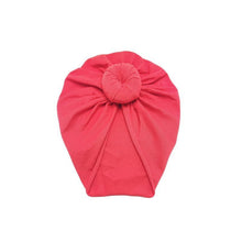 Load image into Gallery viewer, Infant Baby Headbands Solid Cotton Knot Turban Headband For Girls Beanie Hat Headwear For Girls