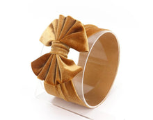 Load image into Gallery viewer, New Large Bow Baby Headband Velet Soft Bowknot Girl Accessories Hair Solid Messy Bows Toddler Headbands Baby Head Wraps Turban Big Bow for Girls