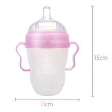 将图片加载到图库查看器,Silicone Baby Bottle Baby Milk Silicone Feeding Bottle Kids Drink Water Bottle Children Bottle For Kids