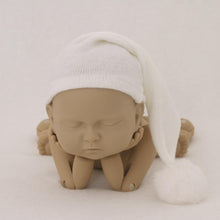 Load image into Gallery viewer, Modern Newborn Photography Props Knit Cap With Fur Ball For Newborn Baby Cap Great For Photo Studio Photography Props Cap Beanie Baby