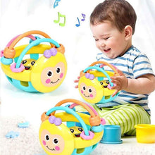 Load image into Gallery viewer, Modern Baby Development Giraffe Animal Hand Bells Rattles Handle Toys Stroller Hanging Teether Baby Toys For Kids