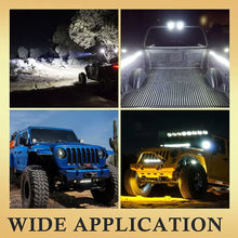 Load image into Gallery viewer, 4inch 123W LED Bar Offroad 4X4 Spotlight 12V 24V Work Light Bar For Jeep Truck Car Tractor SUV ATV Barra LED Headlights