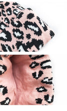 Load image into Gallery viewer, Matching Family Outfits Leopard Children Hats Mother Kids Hats Winter Kids Caps For Mother & Daughter in Elegan Leopard Design