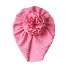 Load image into Gallery viewer, Baby Flower Turban Headwraps Caps Elastic Hair Accessories Bow For Baby Girls