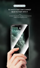 Load image into Gallery viewer, 3pcs Full Cover Protective Glass On For Iphone 11 12 13 14 Pro Max Screen Protector For Iphone X Xr Xs Max 7 8 6s Plus Se Glass Full Screen Protector Edge To Edge Full Screen Coverage