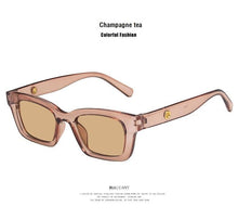 Load image into Gallery viewer, New Women Rectangle Vintage Sunglasses Brand Designer Retro Points Sunglasses Female Lady Eyeglass Cat Eye