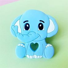 Load image into Gallery viewer, Cartoons Silicone Teether Mini Elephant Animal Rodents Chewable Toys Products For Parents Baby Boys And Girls