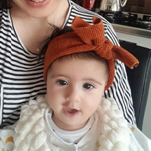 将图片加载到图库查看器,Luxury Modern Designer Baby Headband Girl Knitted Hair Accessories Toddler Knotted Turban Newborn Hair Bows Headwrap