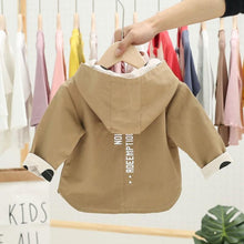 Load image into Gallery viewer, Modern Elegant Cute Dot Print Comfort Slim Cotton Button Hooded Warm Coat for Newborn Baby Girls With Two Face