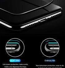 Load image into Gallery viewer, 2000D Curved Edge Tempered Glass For iPhone SE 2020 6 6S 7 8 Plus Full Cover Glass on iPhone 11 Pro XS Max X XR Screen Protector Screen Protector No Side Bezel Easy Installation Frame 3X Stronger Screen Protector
