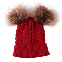 将图片加载到图库查看器,Trend Cute Newborn Baby Winter Warm Hats Infant Kids Girls Boys Knit Hat With Pompom Ball Beanie Caps For Girls