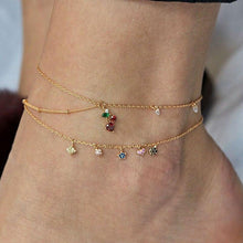 将图片加载到图库查看器,Luxury Bohemian Star Shell Ankle Bracelet Foot Jewelry Brecelet Simple Shell Anklets for Women Summer Style