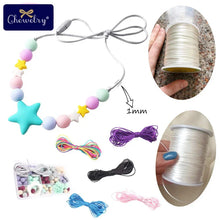 Load image into Gallery viewer, Satin Silk Nylon Cord for Baby Teether DIY Accessories