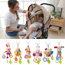 Load image into Gallery viewer, Newborn Baby Plush Stroller Toys Hanging Rattle