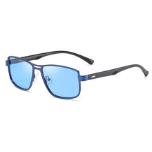 Load image into Gallery viewer, Business Luxury Brand NEW Fashion Polarized Elegant Sunglasses for Men Wuth UV400 Polarized Square Metal Frame Sunglasses