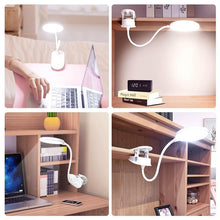 将图片加载到图库查看器,STEVVEX Clip Wireless Table Lamp For Study With 3 Modes Touch Rechargeable LED Reading Desk Lamp USB Table Light Flexo Lamps Table Reading Lamp with Clip for Desk and Bed