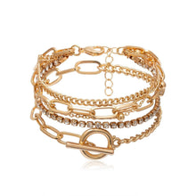 Load image into Gallery viewer, Bohemian Geometric Crystal Multi Layer Bracelets Bangles Charm Adjustable Lasso Bracelet Set For Women Luxury Jewelry Gifts